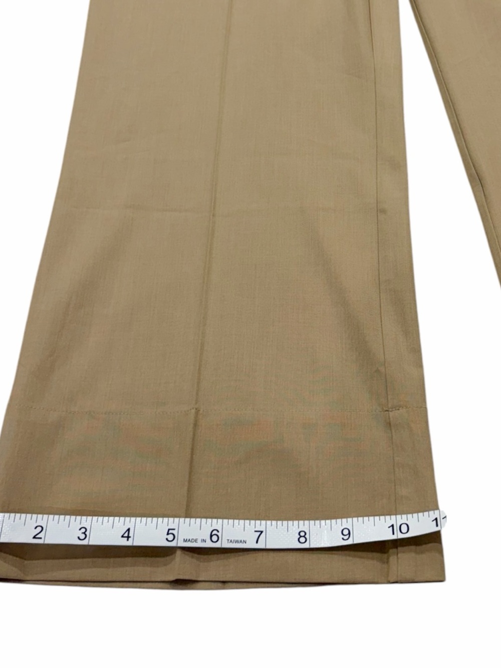NWT GANNI Safari Beige Drapy Crop Trousers Size 42 / US Large - Picture 11 of 13
